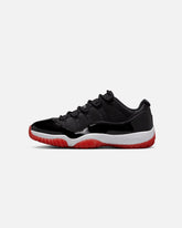 Air 11 Retro Low "Bred" Black/Varsity Red