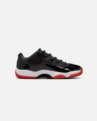 Air 11 Retro Low "Bred" Black/Varsity Red
