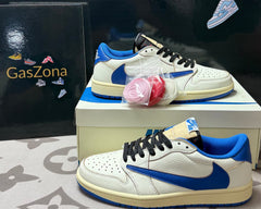 1 Retro Low OG SP Fragment x Travis Scott Sail Military Blue
