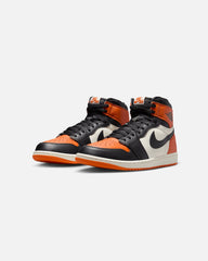 Air 1 Retro High OG "Shattered Backboard"Black/Black-Sail/Starfish