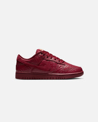 Women's Dunk Low "Croc Skin" Team Red