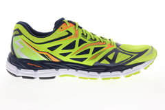 Voltar Mens Green Mesh Low Top Lace Up Athletic Running Shoes
