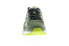 Spire Mens Green Mesh Low Top Lace Up Athletic Running Shoes