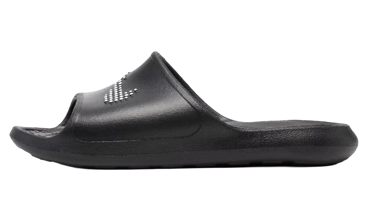 Victori One Shower Slides WMNS"Black/ Black/ White" CZ7836 001