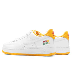 Force 1 Low Retro QS - White/University Gold